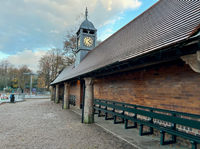 Improved benches at the shelter in Birkmyre Park